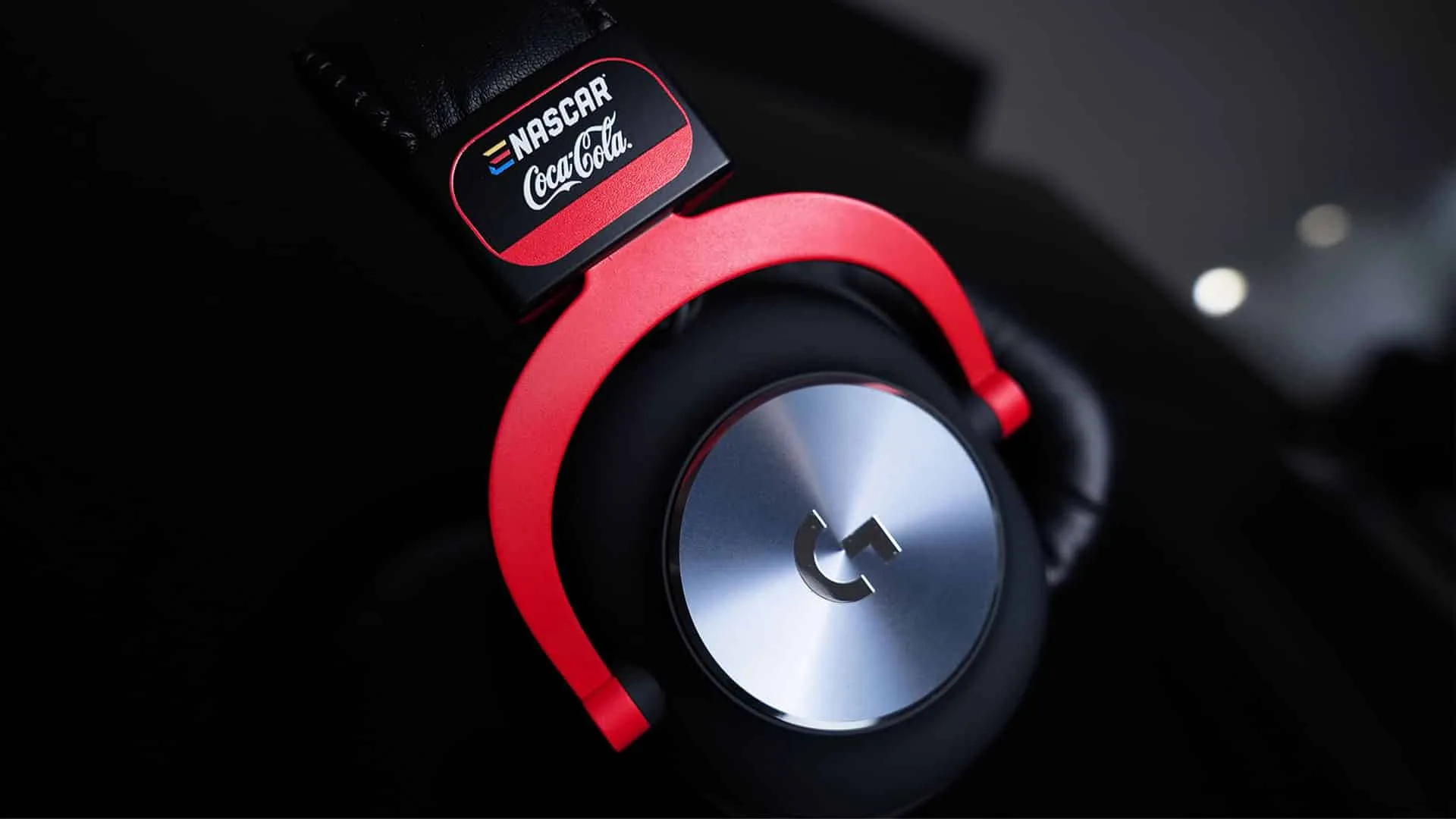 Top view of the custom headset earcup