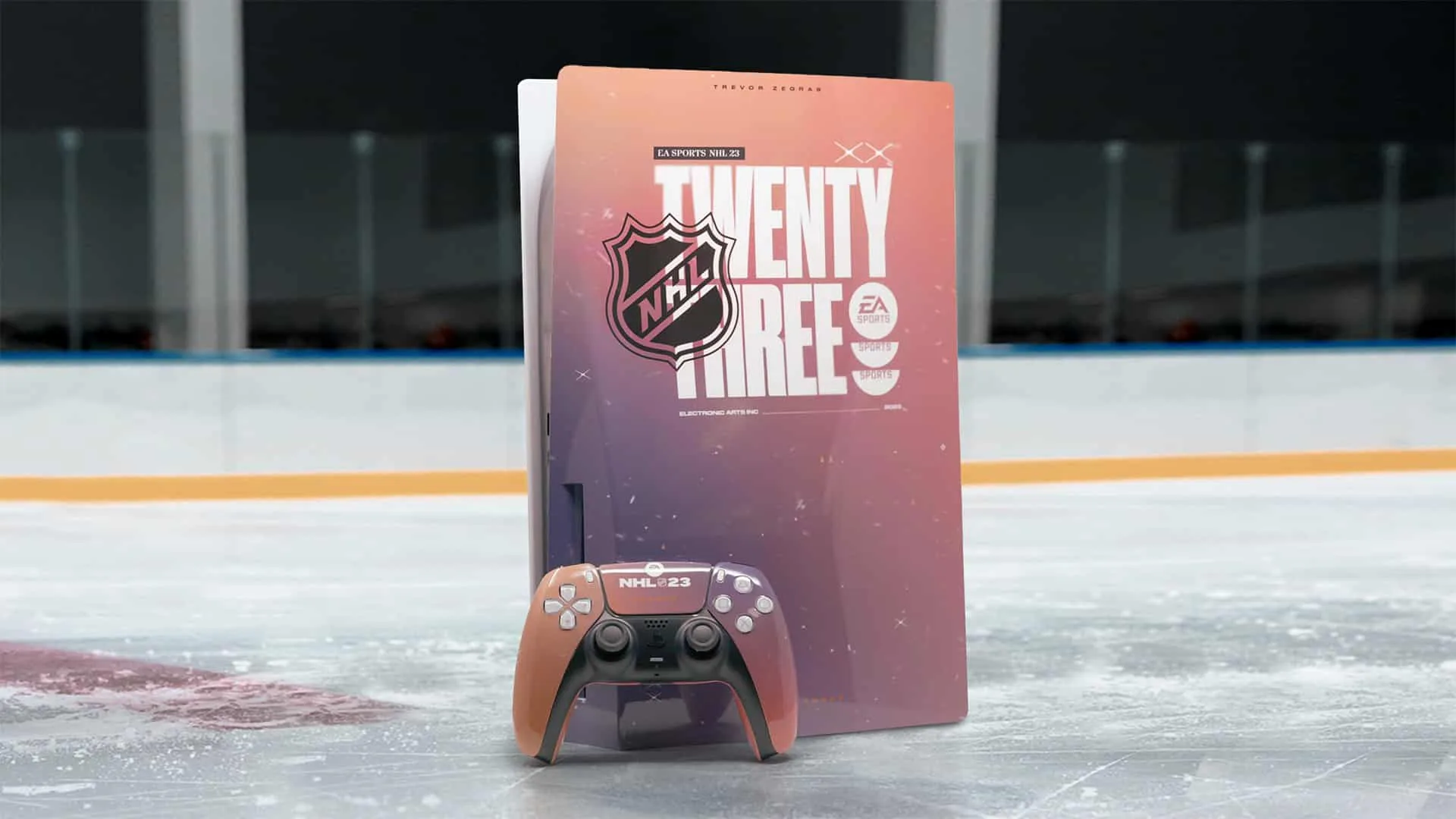 EA NHL 23 Zegras custom PS5