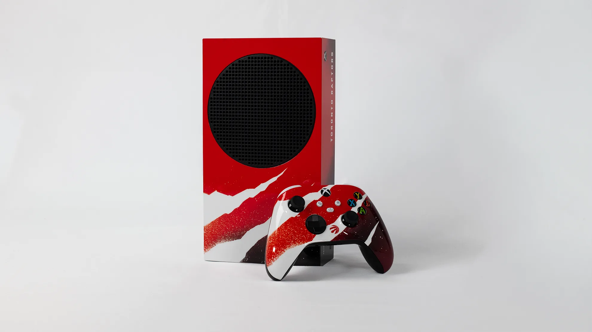 Toronto Raptors custom Xbox Series S bundle